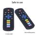 Portable TV Control Silicone Teething Toy - Food Grade Soft Teether for Boys and Girls (Black) - Buy Online on GoSupps.com