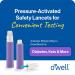 OWELL Pressure Activated Safety Lancets for Diabetes Testing - 100 Count Disposable Lancets with Twist-Off Lid Preloaded Sterile Needles 23g x 2.2mm - Best for Diabetic Care - Buy Online on GoSupps.com