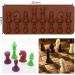 International Chess Silicone Candy Molds - 2Pcs Chess Piece Chocolate Mold for Epoxy Resin, Fondant, Clay & Wax Melt Crafting - Buy Online on GoSupps.com