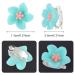 Ouligay Mini Flower Hair Clips - 20 Pack Blue Small Hair Accessories for Women & Brides - Ideal for Weddings - Buy Online on GoSupps.com