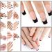 Ruarby 600x Full Cover Stick on Nail Artificial Nails French Tip False Nails Press On Nail Ballerinas False Nails for Woman MDF01 - Buy Online on GoSupps.com