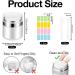 2Pcs 30ml Airless Pump Travel Cream Bottles Set - Refillable Cosmetic Containers for Lotions and Creams - Buy Online on GoSupps.com
