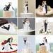 TOUFA Cake Topper Synthetic Resin Bride & Groom Wedding Cake Topper Romantic Wedding Party Decoration Adorable Figurine Craft Gift Black & White 4 - Buy Online on GoSupps.com