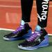 Roking Men's High-Top Basketball Shoes | Breathable Lightweight Gym Sneakers | Stylish Black Violet Running Shoes (38 EU) - Buy Online on GoSupps.com