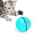 WWVVPET interactive cat toys ball with LED light 360 self-rotating ball USB rechargeable electrical cat toy stimulation hunting instinct Funny hunter toys cat ball sky