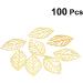 200 pcs Leaves India Hanging Leaf Headwear Tree Flatback Making Bracelet Craft for DIY Bride Silver 2*3.4cmx3pcs Goldenx3pcs - Buy Online on GoSupps.com