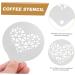 Zerodeko Chocolate Moulds 3pcs Coffee Latte Pieces Stencil Coffee Sprinkles Toppings Restaurant Latte Templates Strong Coffee - Buy Online on GoSupps.com