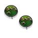 Funny Frogs Printed Mini Round Pill Box Pill Box 3 Compartment Medicine Pill Case Pill Organizer Travel Pillbox Portable Pill Box for Pocket Home Office Use