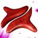 2-Piece Dark Red Wood Massage Stick & Gua Sha Tool | Thai Facial & Body Massage Tools - International Shipping - Buy Online on GoSupps.com