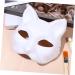 Homsfou 12-Piece White Half Paper Masks - Halloween Animal Tinker Masks for Men - Ideal for Parties & Cosplay - Buy Online on GoSupps.com