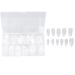Buy Sonew 500 Pieces Almond-Shaped Acrylic Nail Tips - Clear Artificial Nails for Nail Studios & DIY Art | International Shipping Available - Buy Online on GoSupps.com