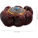 Beaupretty Hand Exercise Plate - Decorative Lotus Wood Tibetan Buddhist Pearls | 3.2x2.7cm Office Charm - Buy Online on GoSupps.com