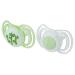 NeoBaby Anatomical Silicone Pacifier 12 Months - 2 Pack Orthodontic Classic & Multicoloured | International Shipping - Buy Online on GoSupps.com