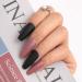 Sethexy Long Matte Black Ballerina False Nails - Bling Sparkle Pink Coffin Acrylic Nail Tips - 24 Press-On Fingernails for Women & Girls - Buy Online on GoSupps.com