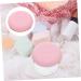 Silicone Makeup Puff Holder - Travel Cosmetic Box for Makeup Sponges (7.5x7.5x2 cm) - Pink - Buy Online on GoSupps.com