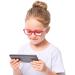 Kids Anti-Blue Light Glasses for Boys and Girls | Protect Eyesight | Red Frame - Buy Online on GoSupps.com