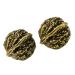Coolhiya 1 pair of copper walnut Foot photo props tree exercise massage balls ornament walnut model massive large walnut whom wan decorations trailer accessories