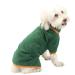 Pettom dog bemper microfiber fast -drying bathrobe dog cotton super absorbent bathrobe for large medium -sized and small dogs (S green) S green green
