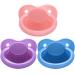 LittleForBig 3-Pacifier Pack BigShield Gen-1 Pink LightBlue Lightpurple