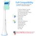 Senyum Replacement Toothbrush Heads for Philips Sonicare - 10 Pack, White | Compatible with Sonicare Electric Toothbrushes - Buy Online on GoSupps.com
