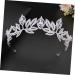 Hair Clip Headband Women Rhinestone Headwear Leaf Crown Hair Accessory Retro Decor Prom Props Tiara - Buy Online on GoSupps.com