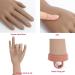 Acrylic Nail Practice Hand with C-clamp | Fake Nails Training Hand for Nail Technicians - Chocolate Hand - Buy Online on GoSupps.com
