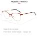 Stylish Purple Reading Glasses for Women | High-Quality +2.5 Fashion Readers | Comfortable and Great Reading Aid - Buy Online on GoSupps.com