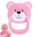 Zasdvn newborn pacifier |Simulation magnetic pacifier magnetic pacifier for reborn baby bear -shaped doll accessories simulation of magnetic pacifiers toy gifts for pink