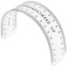 FOMIYES 1pc Eyebrow Ruler Eyeliner Brow Mapping Tool Eyebrow Grooming Stencil Kit Stencils Brow Shaper Pour