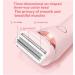 Duskofficial Razor Beautibloom - Elegance Portable Shaver SilkShave 2 in 1 Electric Shaver Razors for Women Elorixa Razor Epilator Trimmer for Women Wet Dry Shaver Women (Pink) - Buy Online on GoSupps.com