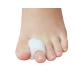 Menocady Pack of 12 Toe Separator Gel Toe Spacers Big Toe Spreaders Relieves Pain from Bunions and Overlapping Toes Corrector and Spacer (White)