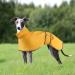 Waterproof Greyhound & Whippet Rain Coat for Medium & Large Dogs - Lightweight Summer & Winter Gear in Yellow - Buy Online on GoSupps.com