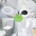 Portable Toddler Travel Potty Seat - Foldable Non-Slip Training Toilet Cover for Boys Girls - Includes Drawstring Bag - Green Frog Design - Buy Online on GoSupps.com