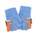 Baby Kids Cartoon Dinosaur Knitted Gloves Lovely Baby Toddler Thermal Knitting Wool Gloves Mittens for Children Girls Boys Age 2-6 Years Old (Dinosaur 2-6Y Blue)