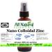 Colloidal zinc Liquid zinc minerals supplement 2oz Bottle 240ppm Nano colloidal liquid zinc mineral Immune Booster highly Absorbable Zinc Kosher zinc All Natural Liquid Pure Zinc adults men women kids