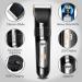 BOMPOW Electric Hair Clippers Trimmer Kit with Adjustable Speeds & 6 Guide Combs - Black - Buy Online on GoSupps.com