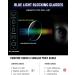 2-Pack Oversized Blue Light Blocker Glasses for Women - Square Computer Eyeglasses in Black and Clear - Reduce Eye Strain - Buy Online on GoSupps.com