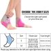 EULANT Kids Ankle Brace - Compression Sleeve for Foot & Ankle Swelling Injury Recovery | Ideal for Ice Skating Dance Hiking Running - Small Rose - Buy Online on GoSupps.com