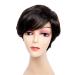 Unonet Pixie Cut Human Hair Wig with Bangs - Short Brazilian Virgin Hair Wigs for Women - Layered Wavy Style for Party and Daily Use (Natural Black) - Buy Online on GoSupps.com