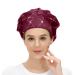 MUKJHOI Adjustable Working Caps Tie Back Cover Hair Bouffant Hats Sweatband for Women Men One Size Fit All - 25 Floral (81)