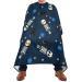 Waterproof Barber Cape -skull and star pattern Cheetah Haircut Bib for Men Unisex Hair Cutting Cape(8rp1a)