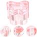 minkissy multi-function manicure cup glass nail dish cups with lids nail dish bowl with lids nail dish for acrylic nails glass nail art cup nail cups crystal glass Accessories 7x5.6cm Pink - Buy Online on GoSupps.com