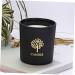 FOMIYES Scented Candles Set - Black Wax Pillar & Tea Lights - Romantic Candle Warmers for Home Fragrance - Buy Online on GoSupps.com