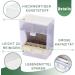 Komunj Transparent Food Spender for Budgies Canaries & Finches - Ideal Food Container for Parenting and Seeds - Buy Online on GoSupps.com