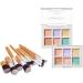 PhantomSky Professional Makeup Colour Correcting Palette Set of 2 Colour Concealer Makeup Palette with 11 Piece Essential Face Brushes 6 Shades Creamy Blendable Texture Waterproof Cosmetics Cream Palettebrushset-114 - Buy Online on GoSupps.com