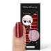Miss Sophie Nagel film - Paris Je T'Aime - single -colored red nail wraps - 24 ultra -thin self -adhesive long -lasting nail foils Paris Je t'Aime 24
