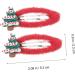 minkissy 5 Pairs Christmas Hair Clips Christmas Hairpin Xmas Hair Accessories Styling Hair Clips Girls Hair Clips Xmas Hair Clips Santa Hair Clip Xmas Hairpin Xmas Hair Clamp Modeling Grip - Buy Online on GoSupps.com
