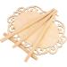 Panysilioer Set of 2 Nail Art Display Board Colour Cards Frame Wooden Board Display Board Manicure Tool Oval - Buy Online on GoSupps.com