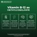Greeniche Halal Vitamin B12 1000 mcg - 120 Tablets | Energy & Nervous System Support | Non-GMO - Buy Online on GoSupps.com