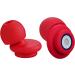 Kiniza Ear Plugs for Sleeping - Super Soft Noise Cancelling Silicone Hearing Protection with Case for Travel Snoring and Study - Reusable Red - Buy Online on GoSupps.com